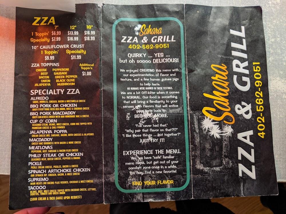 SAHARA GRILL Menu image 2